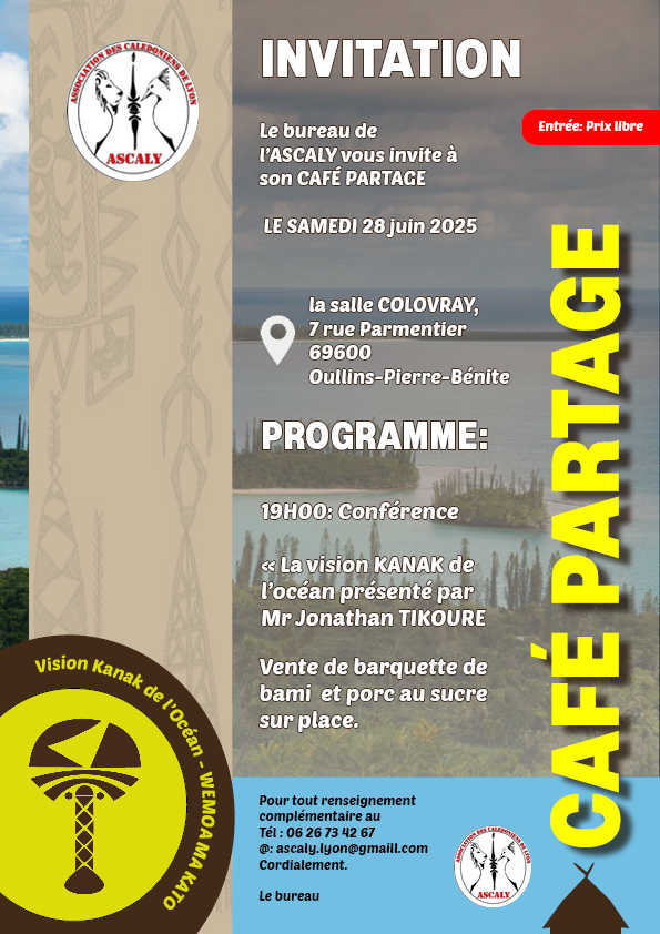 AFFICHE POUR PRESENTATION DE VISION KANAK